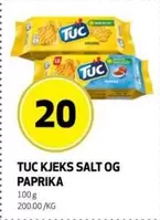KJEKS SALT OG PAPRIKA
