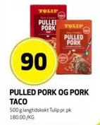 Taco - PULLED PORK OG PORK TACO