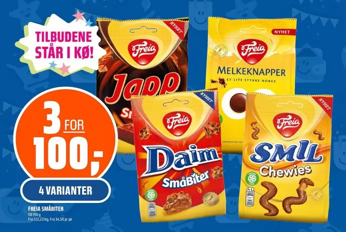 Japp, Melkeknapper, Daim, SMIL