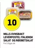 Ma - OVNSBAKT LEVERPOSTEI, ITALIENSK SALAT OG RØDBETSALAT