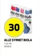 ALLE SYRNET BIOLA