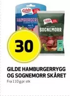 HAMBURGERYGG OG SOGNEMORR SKÅRET