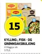 KYLLING-, FISK- OG GRØNNSAKSBULJONG