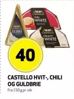 White - HVIT-, CHILI OG GULDBRIE
