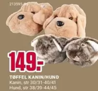 TØFFEL KANIN/HUND