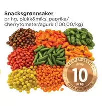 Over - Snacksgrønnsaker