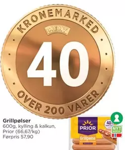 Over - Grillpølser