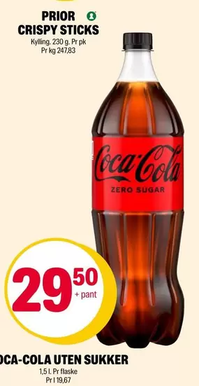 Coca Cola - UTEN SUKKER