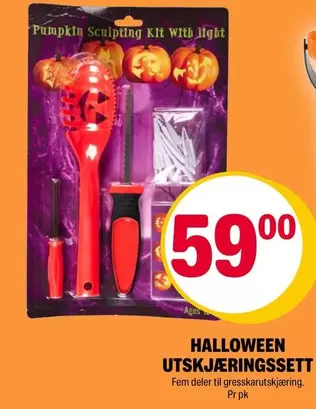 HALLOWEEN UTSKJÆRINGSSSETT