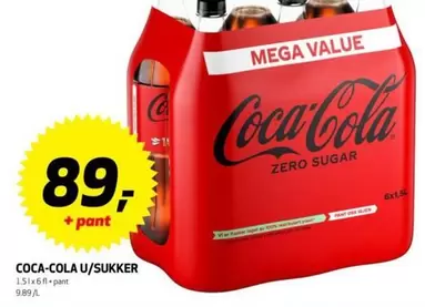 Coca Cola - U/SUKKER