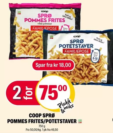 POMMES FRITES/POTETSTAVER