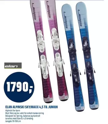 Barn - ALPINSKI SKY/MAXX 4,5 TIL JUNIOR