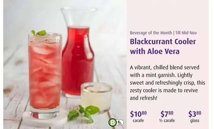 And - Blackcurrant Cooler with Aloe Vera