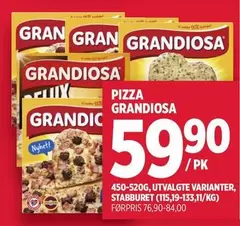 Grandiosa - PIZZA GRANDIOSA