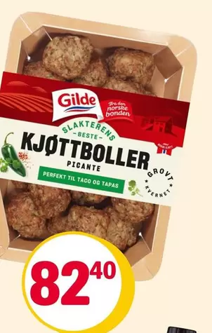 Taco - KJØTTBOLLER PICANTE