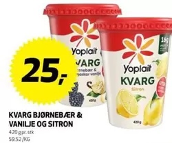 KVARG BJØRNEBÆR & VANILJE OG SITRON