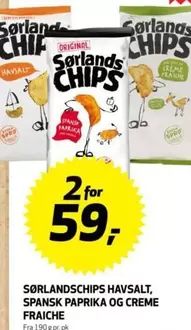 SØRLANDSCHIPS HAVSALT, SPANSK PAPRIKA OG CREME FRAICHE