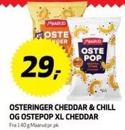 Pop - OSTERINGER CHEDDAR & CHILL OG OSTEPOP XL CHEDDAR