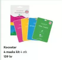 Collagen - 4 masks kit 4 stk