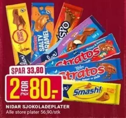 Smash - SJOKOLADEPLATER