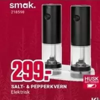 SALT- & PEPPERKVERN Elektrisk