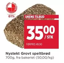 Grovt speltbrød