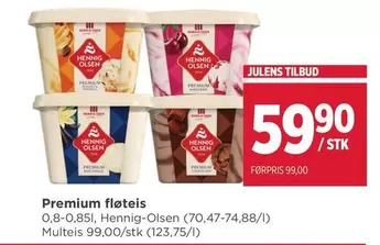 Premium fløteis