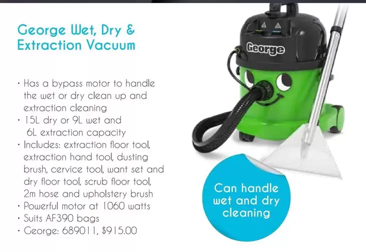 And - Wet, Dry & Extraction Vacuum