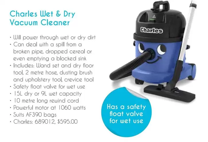 And - Wet & Dry Vacuum Cleaner
