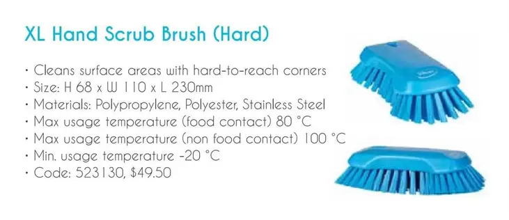 Max - XL Hand Scrub Brush (Hard)