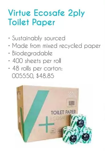 Ecosafe 2ply Toilet Paper