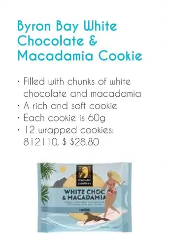White - Chocolate & Macadamia Cookie