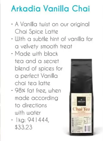 And - Vanilla Chai