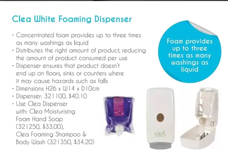 White - Foaming Dispenser