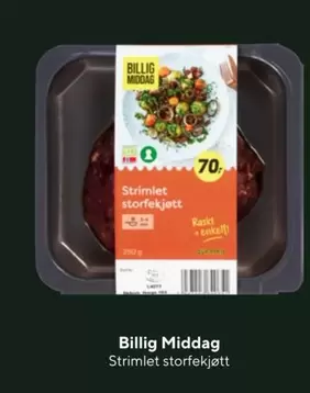 Strimlet storfekjøtt