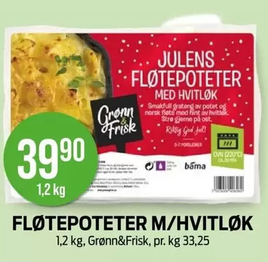 Norsk - FLØTEPOTETER M/HVITLØK