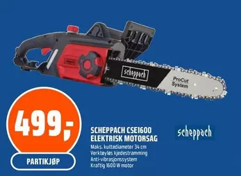 CSE1600 ELEKTRISK MOTORSAG