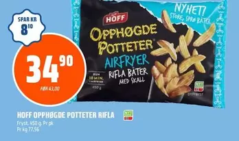 OPPHØGDE POTTETER RIFLA