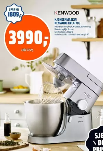 KJØKKENMASKIN KVL41705