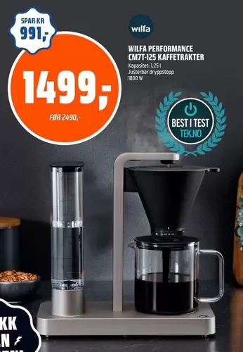 PERFORMANCE CM7T-125 KAFFETRAKTER