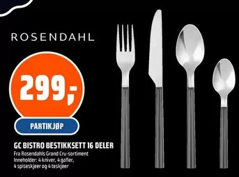 GC BISTRO BESTIKKSETT 16 DELER
