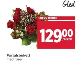 Roser - Førjulsbukett