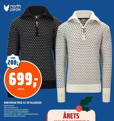 FINSE 1/2 ZIP ULLGENSER