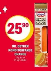 Orange - KONDITORFARGE ORANGE