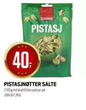 PISTASJNØTTER SALTE