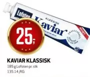 KAVIAR KLASSISK