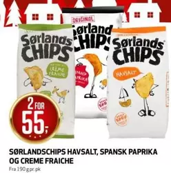 HAVSALT, SPANSK PAPRIKA OG CREME FRAICHE