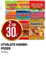 UTVALGTE HARIBO-POSER