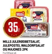JULERØDBETSALAT, JULEPOSTEI, WALDORFSALAT OG MAJONES