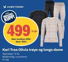 Olivia - trøye og longs dame